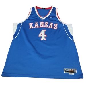 Nike Elite Kansas Elite Jersey Size XXL #4 Blue BZ‎